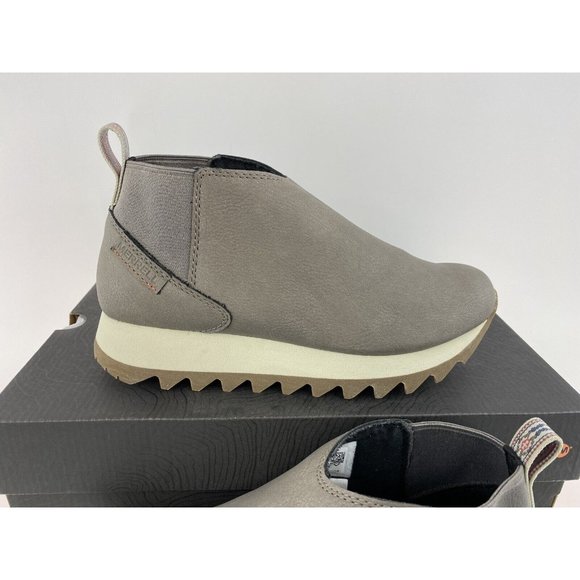 Merrell Alpine Chelsea Woman's Boots Brown White Boot Slip On Faux Leather - Picture 5 of 12